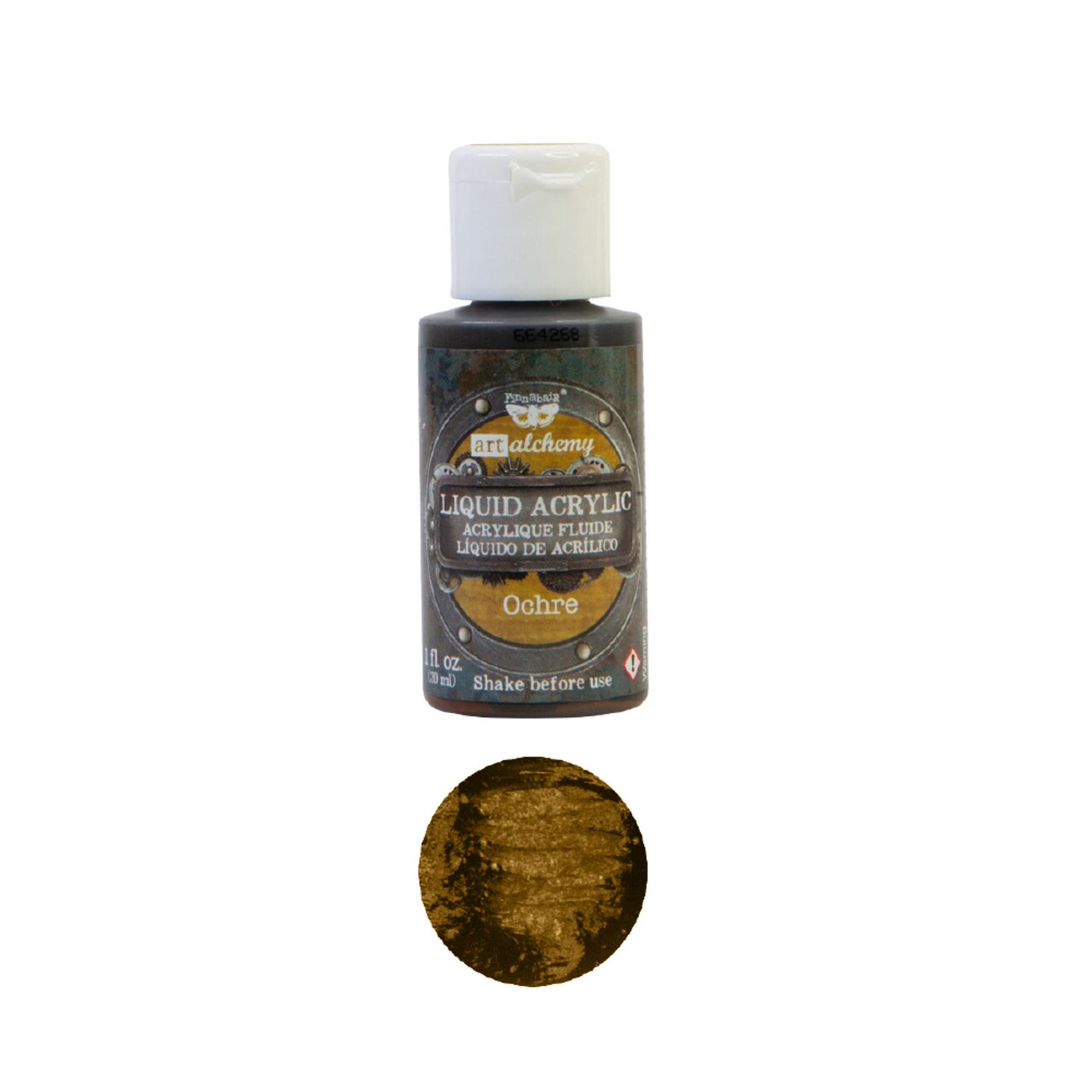 Prima Marketing Inc Art Alchemy - Liquid Acrylics - Ochre - 1 Bottle, 30Ml 655350968281
